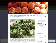 Tablet Screenshot of mondaynightdinner.com